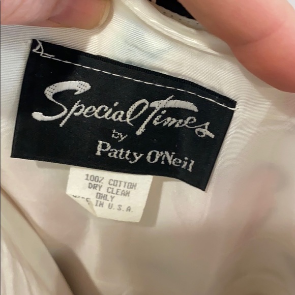 Stunning Vintage Floral Strapless Dress - Picture 4 of 5